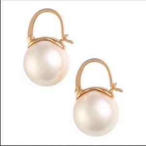 $58 New Kate spade gold pearl earring